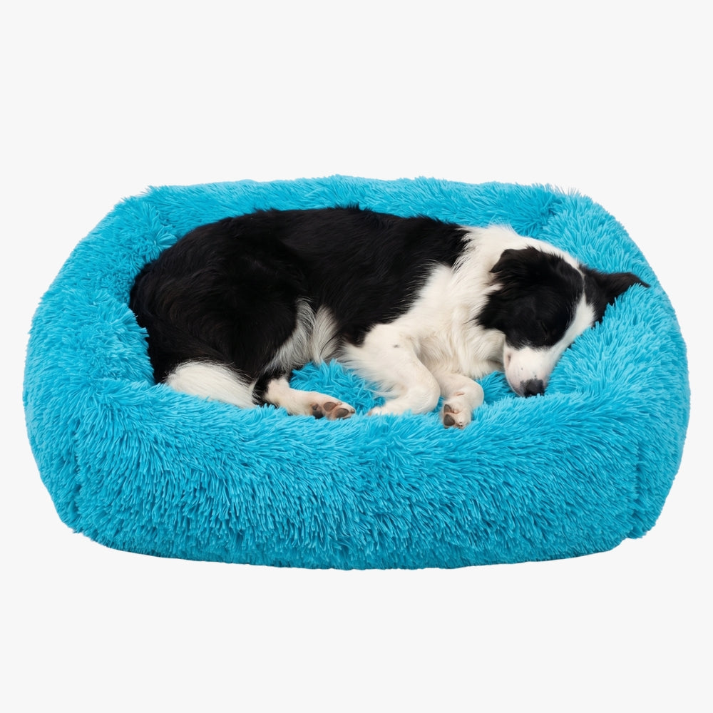 panier-pour-chien-rectangulaire-moelleux-en-fourrure-bleu