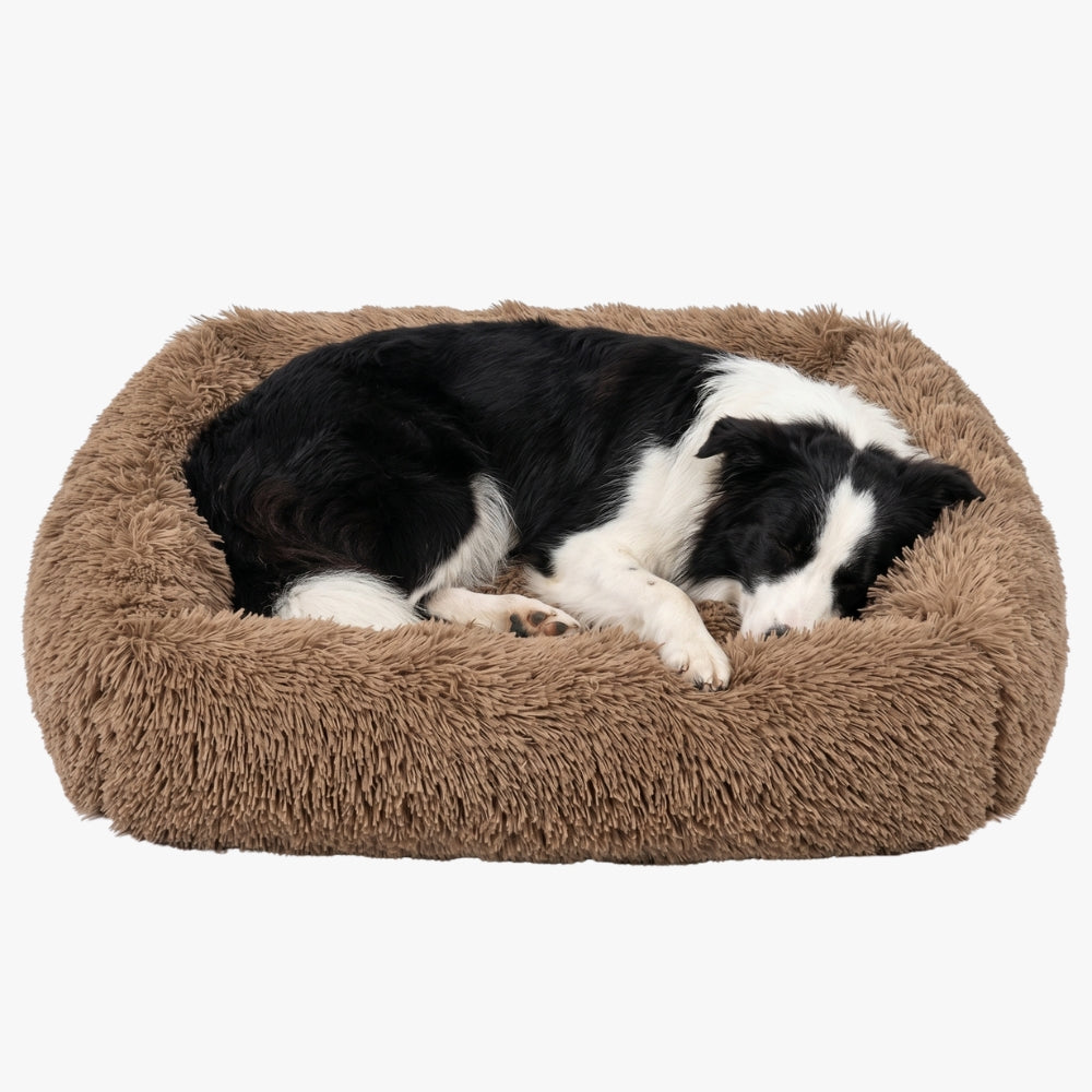 panier-pour-chien-rectangulaire-moelleux-en-fourrure-marron