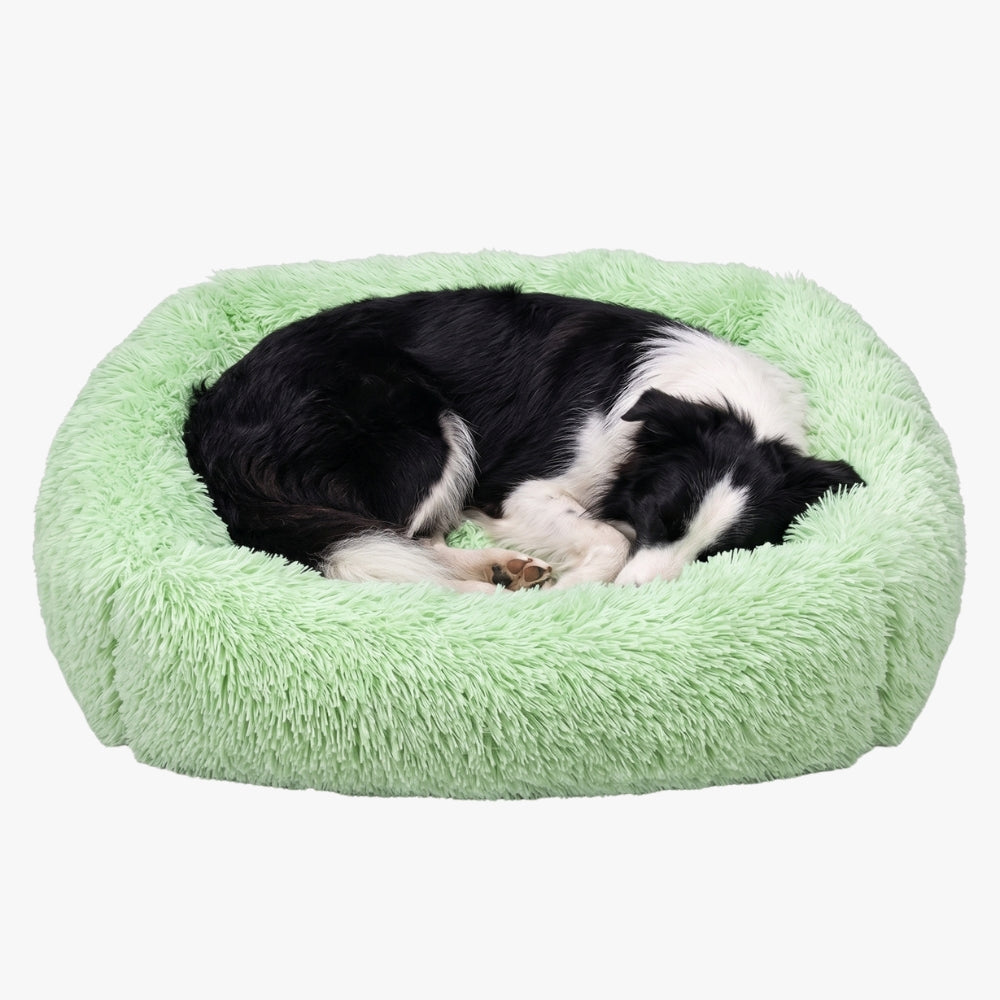 panier-pour-chien-rectangulaire-moelleux-en-fourrure-vert-clair