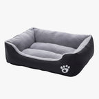 panier-pour-chien-rectangulaire-noir-vide
