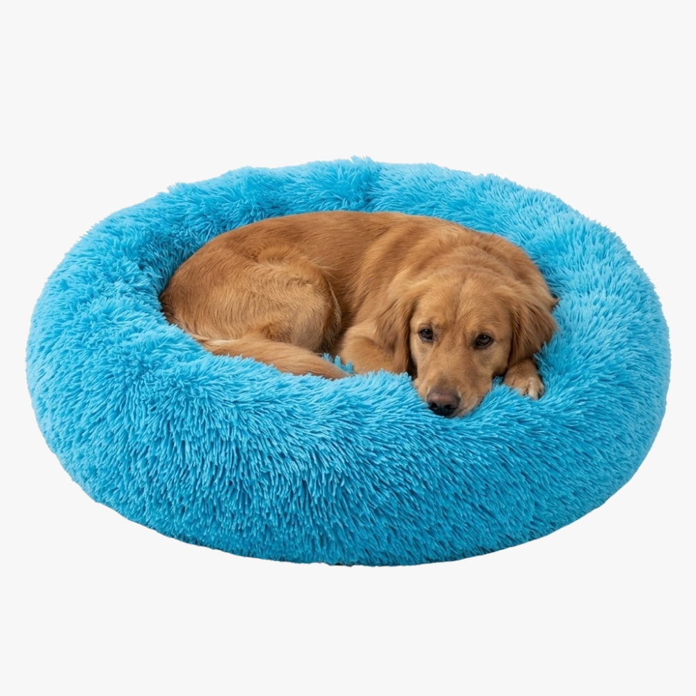 panier-pour-chien-rond-moelleux-en-fourrure-bleu