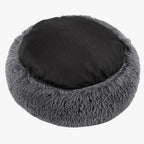 panier-pour-chien-rond-moelleux-en-fourrure-gris-fonce-base