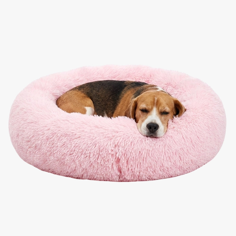 panier-pour-chien-rond-moelleux-en-fourrure-rose-clair