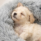 panier-pour-chien-semi-ferme-en-fourrure-closeup