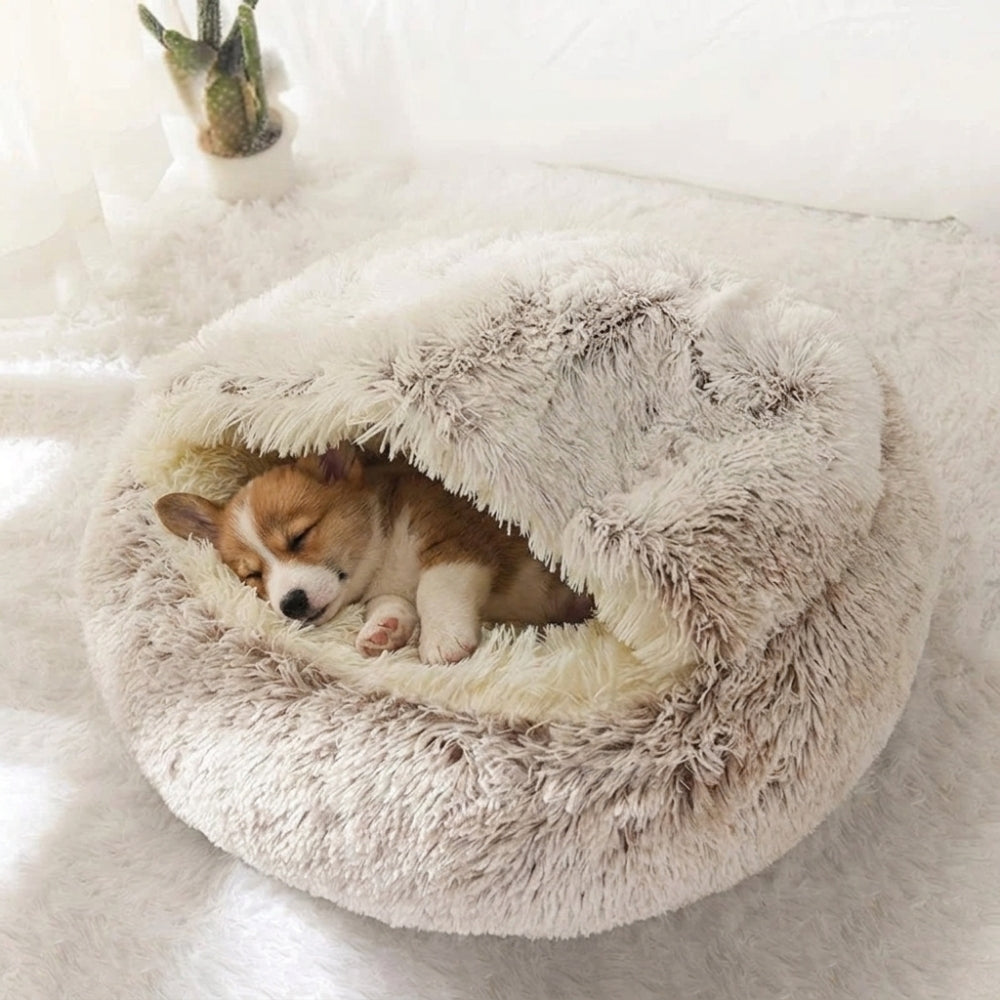 panier-pour-chien-semi-ferme-en-fourrure-situation