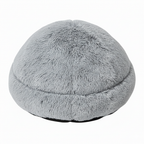 panier-pour-chien-semi-ferme-gris-dessus-dos