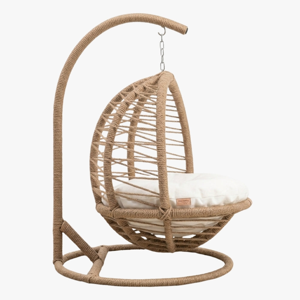 panier-pour-chien-suspendu-en-jute-cote