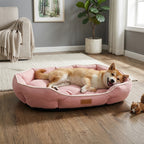 panier-pour-grand-chien-rembourre-avec-rebords-rose-situation
