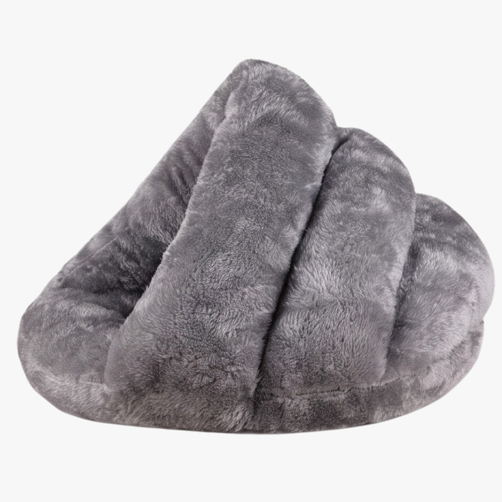 panier-pour-petit-chien-chausson-moelleux-gris-cote