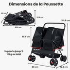poussette-pour-chien-double-dimensions