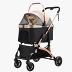 poussette-pour-chien-pliable-tout-terrains-noir-et-bronze-2