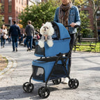 poussette-pour-petit-chien-pliable-a-deux-etages-promenade-bleu