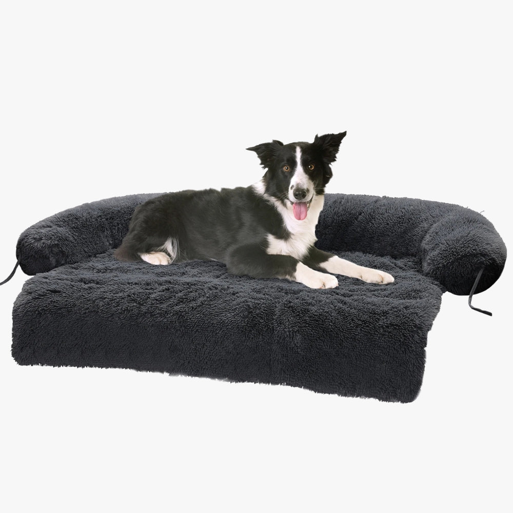 protection-de-canape-pour-chien-fourrure-gris-fonce