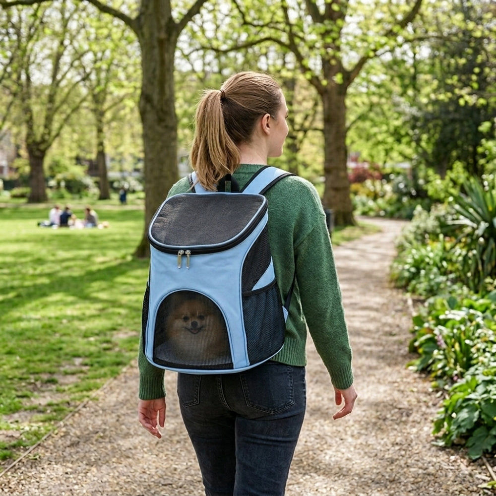 sac-a-dos-de-transport-pour-chien-bleu-parc