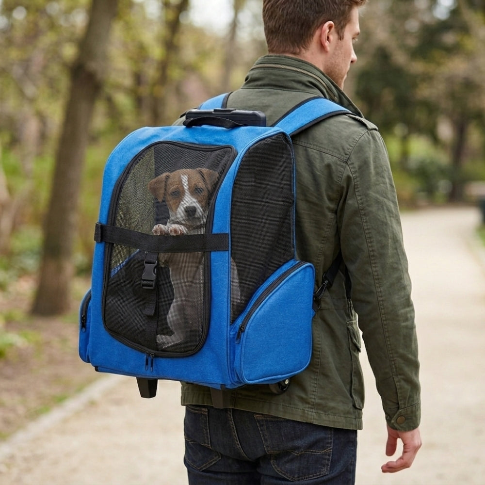 sac-a-dos-de-transport-pour-chien-roulettes-bleu-chien-exterieur