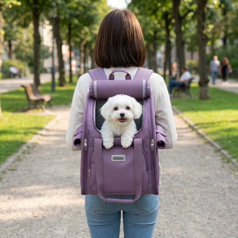 sac-a-dos-de-transport-pour-chien-violet-dos-centre
