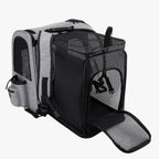 sac-a-dos-pour-petit-chien-convertible-lit-moustiquaire-deplie-ouverture