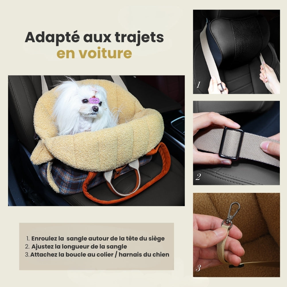 sac-a-main-de-transport-pour-petit-chien-a-carreaux-et-fourrure-installation