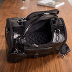 sac-a-main-de-transport-pour-petit-chien-style-crocodile-noir-table