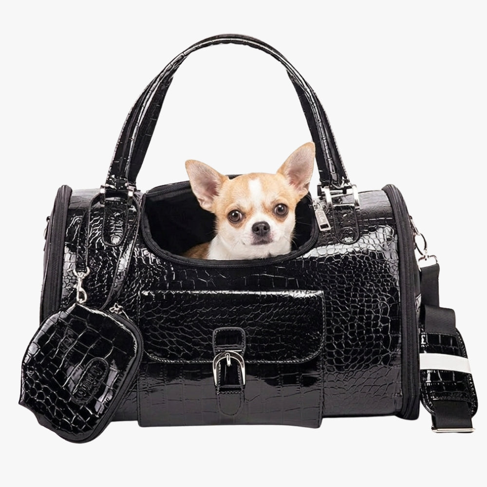 sac-a-main-de-transport-pour-petit-chien-style-crocodile-noir