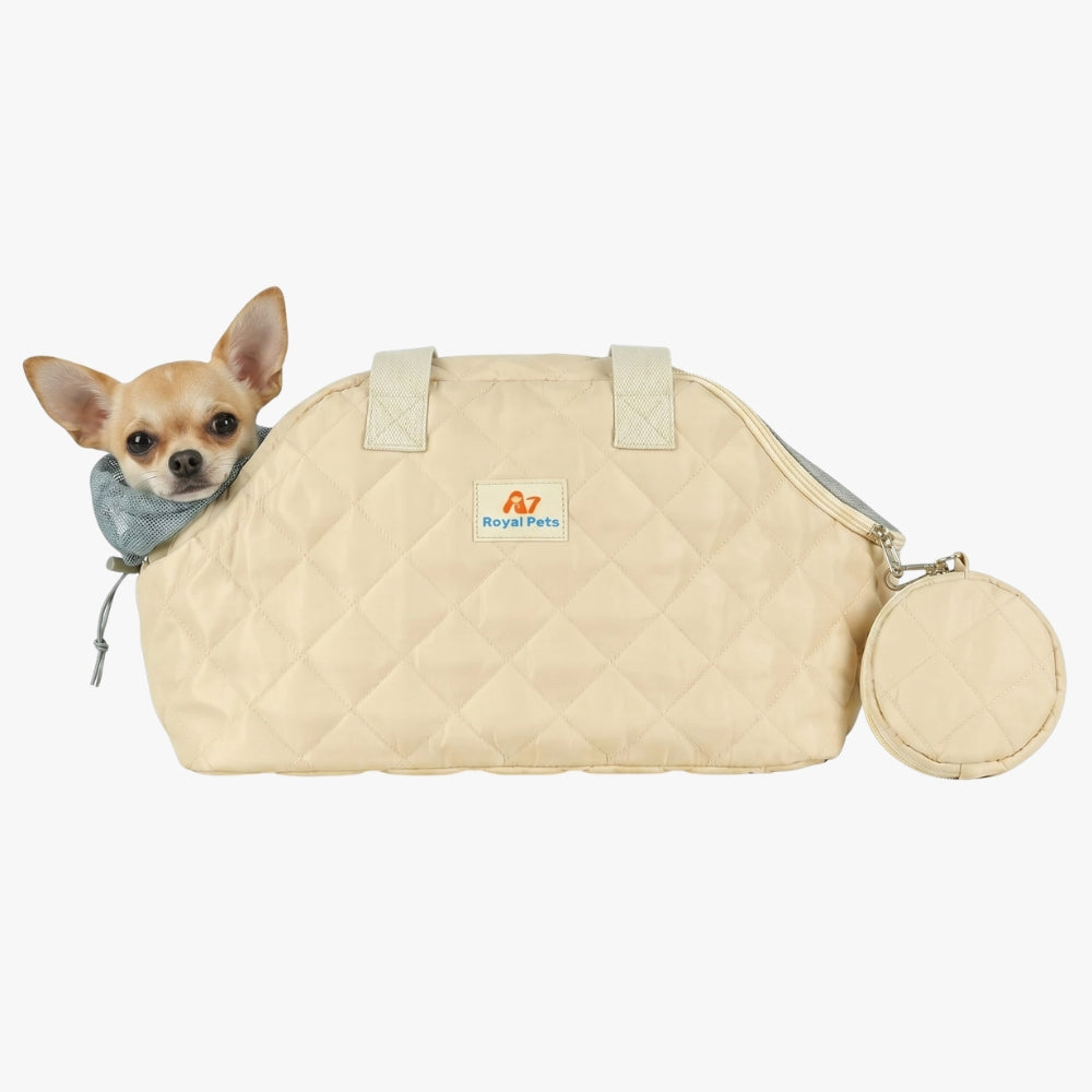 sac-a-main-pour-petit-chien-matelasse-beige
