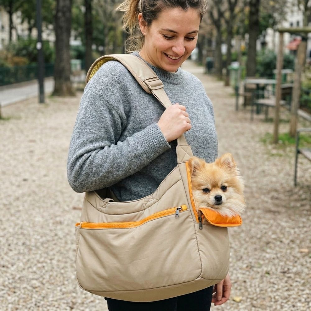Sac de Transport Bandoulière pour Chien