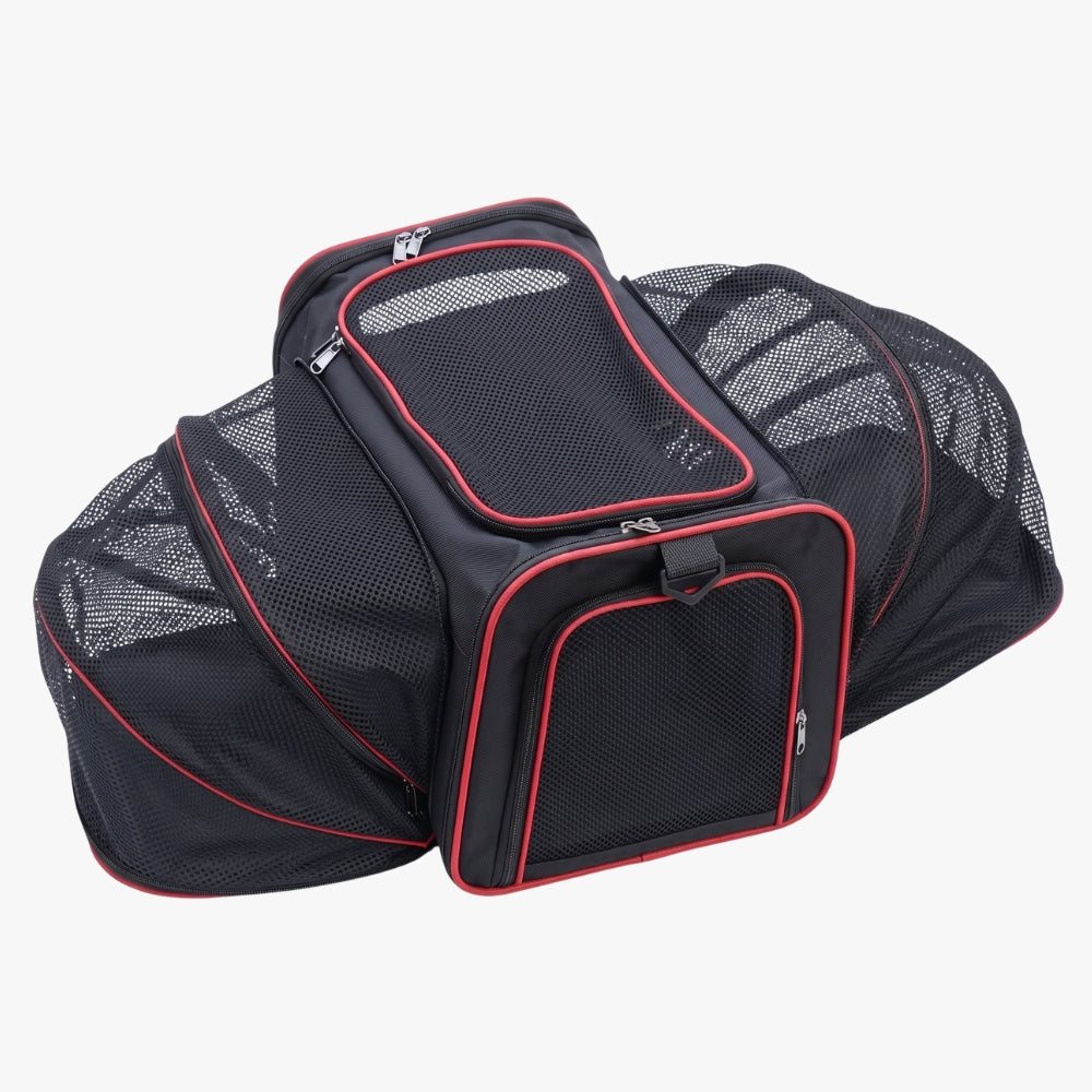 sac-de-transport-pour-chien-convertible-lit-moustiquaire-rouge