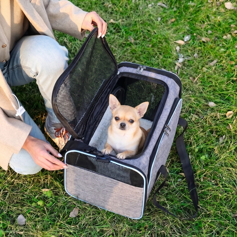 sac-de-transport-pour-chien-convertible-lit-moustiquaire-situation
