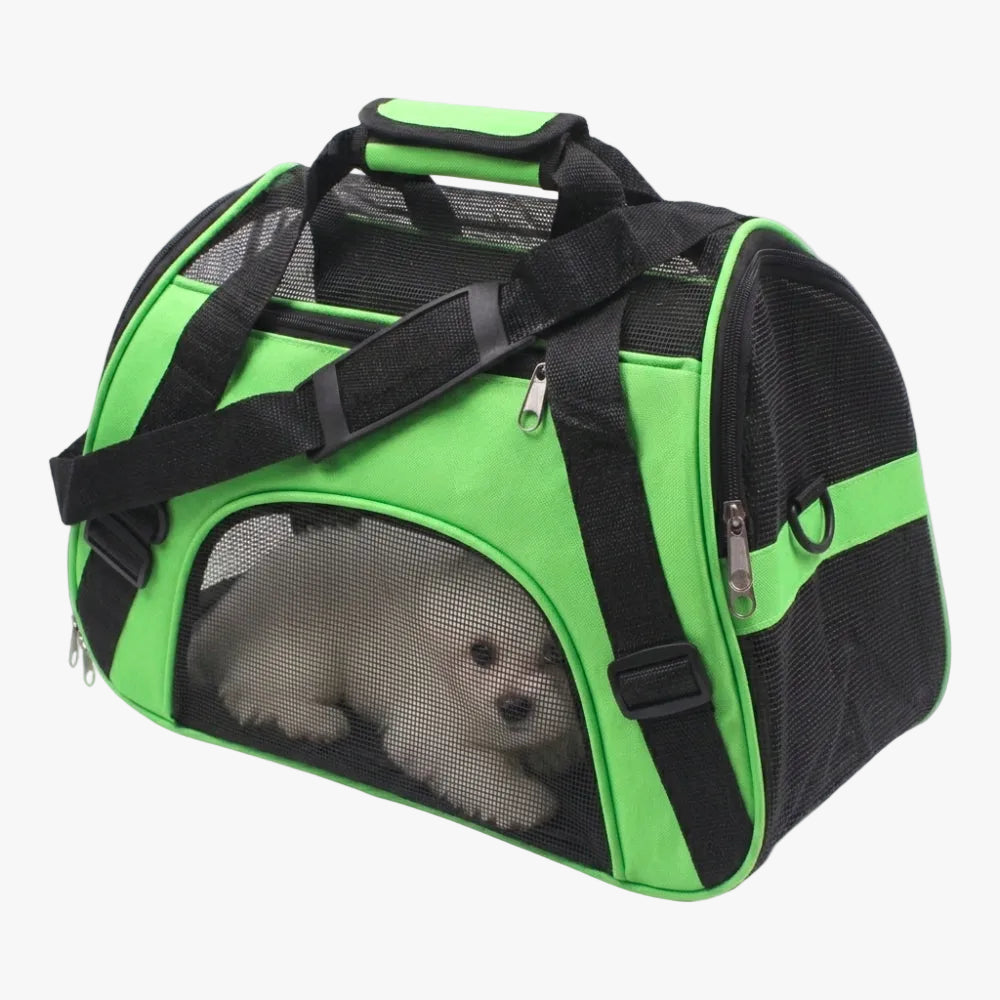 sac-de-transport-pour-petit-chien-respirant-vert
