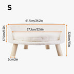 tabouret-pour-chien-blanc-s-dimensions