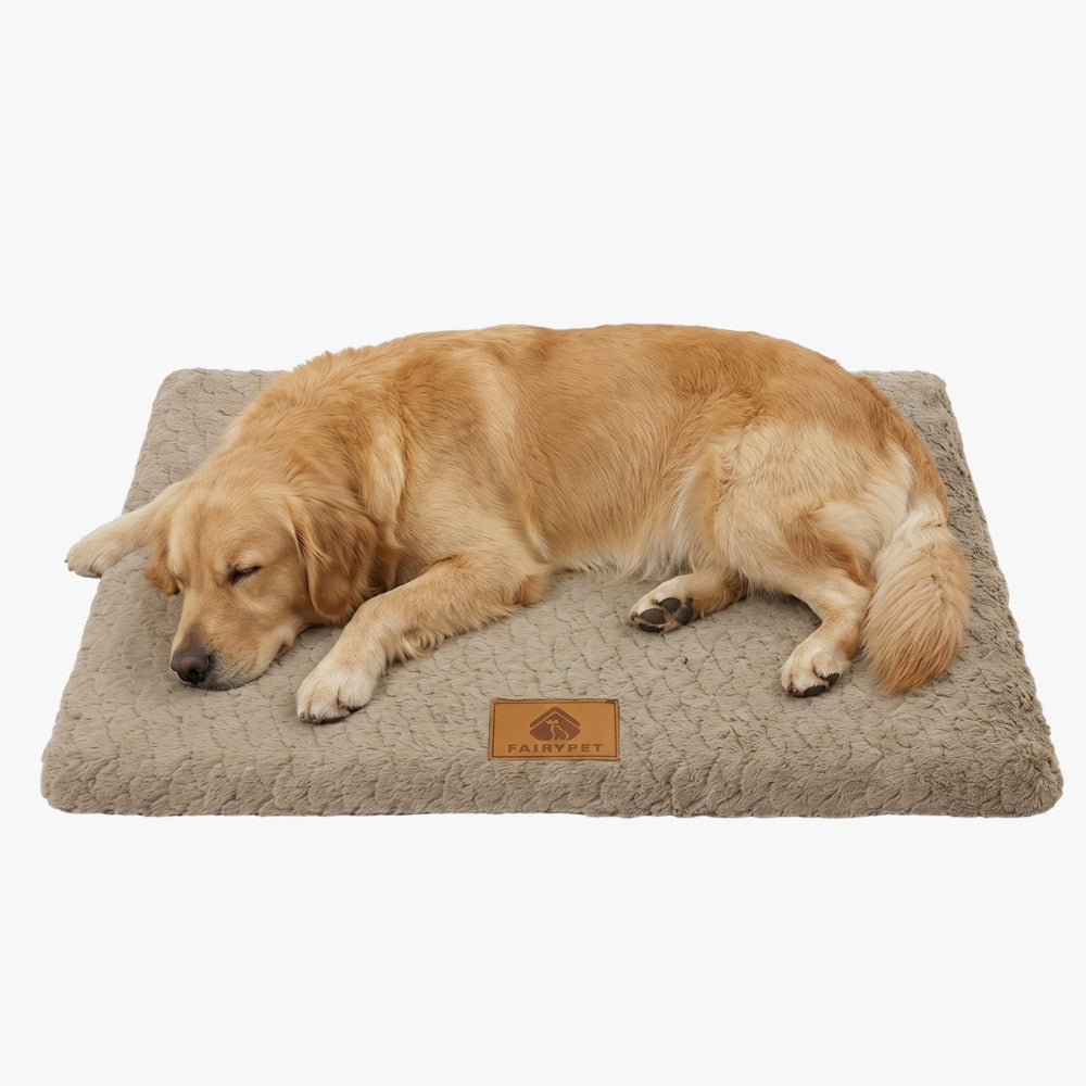 tapis-orthopedique-pour-chien-doux-marron