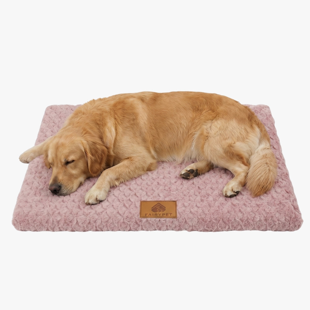 tapis-orthopedique-pour-chien-doux-rose