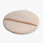 tapis-pour-chien-rond-avec-couverture-vide
