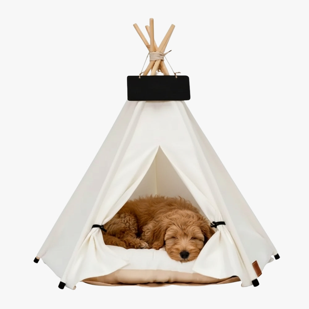 tipi-pour-chien-blanc-face