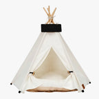 tipi-pour-chien-blanc-vide